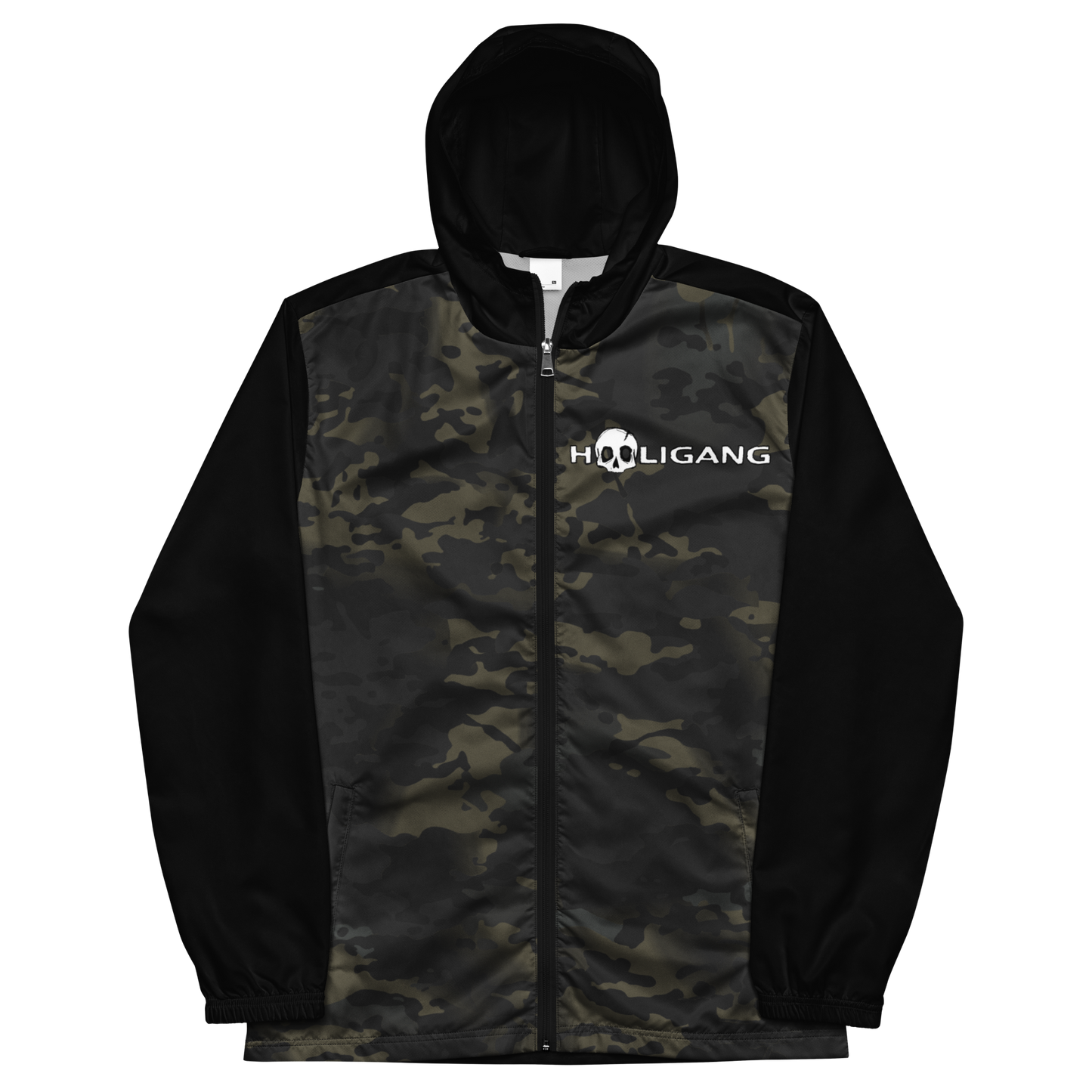 Black Multicam Windbreaker